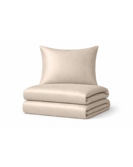 MATEX POŚCIEL ADAMASZEK GEOMETRYCZNA JASNY BEŻ